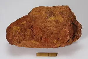 Ejemplar de argentojarosita