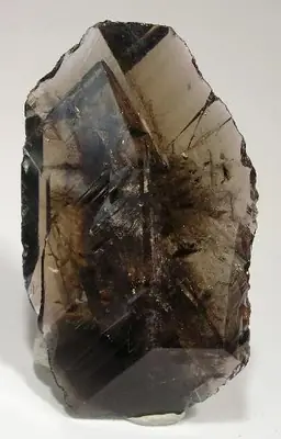 Ejemplar de axinita-(Fe)