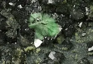 Ejemplar de bariosincosita