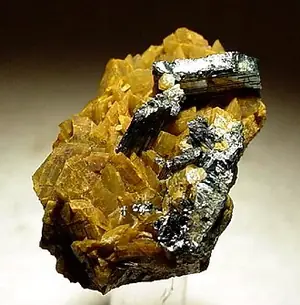 Ejemplar de calcostibita