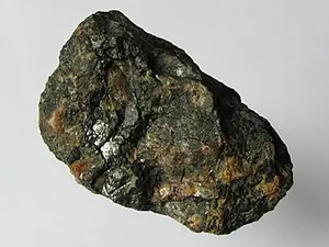 Ejemplar de coffinita