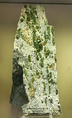 Ejemplar de demantoide