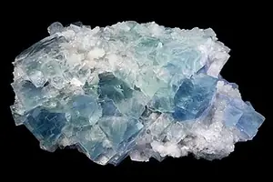 Ejemplar de fluorita