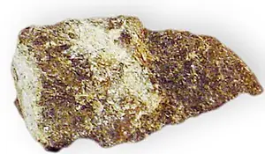 Ejemplar de grunerita