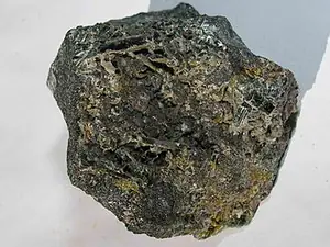 Ejemplar de hedenbergita
