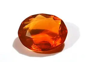 Ejemplar de ópalo de fuego