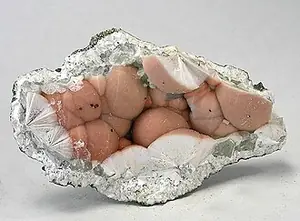 Ejemplar de pectolita