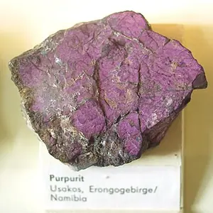 Ejemplar de purpurita