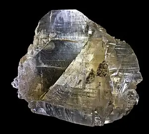 Ejemplar de selenita