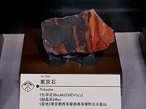 Ejemplar de tokyoíta
