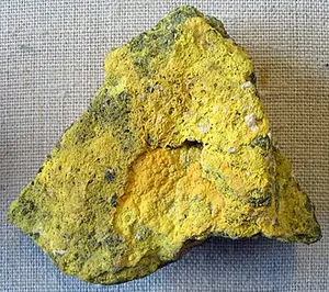 Ejemplar de tungstita